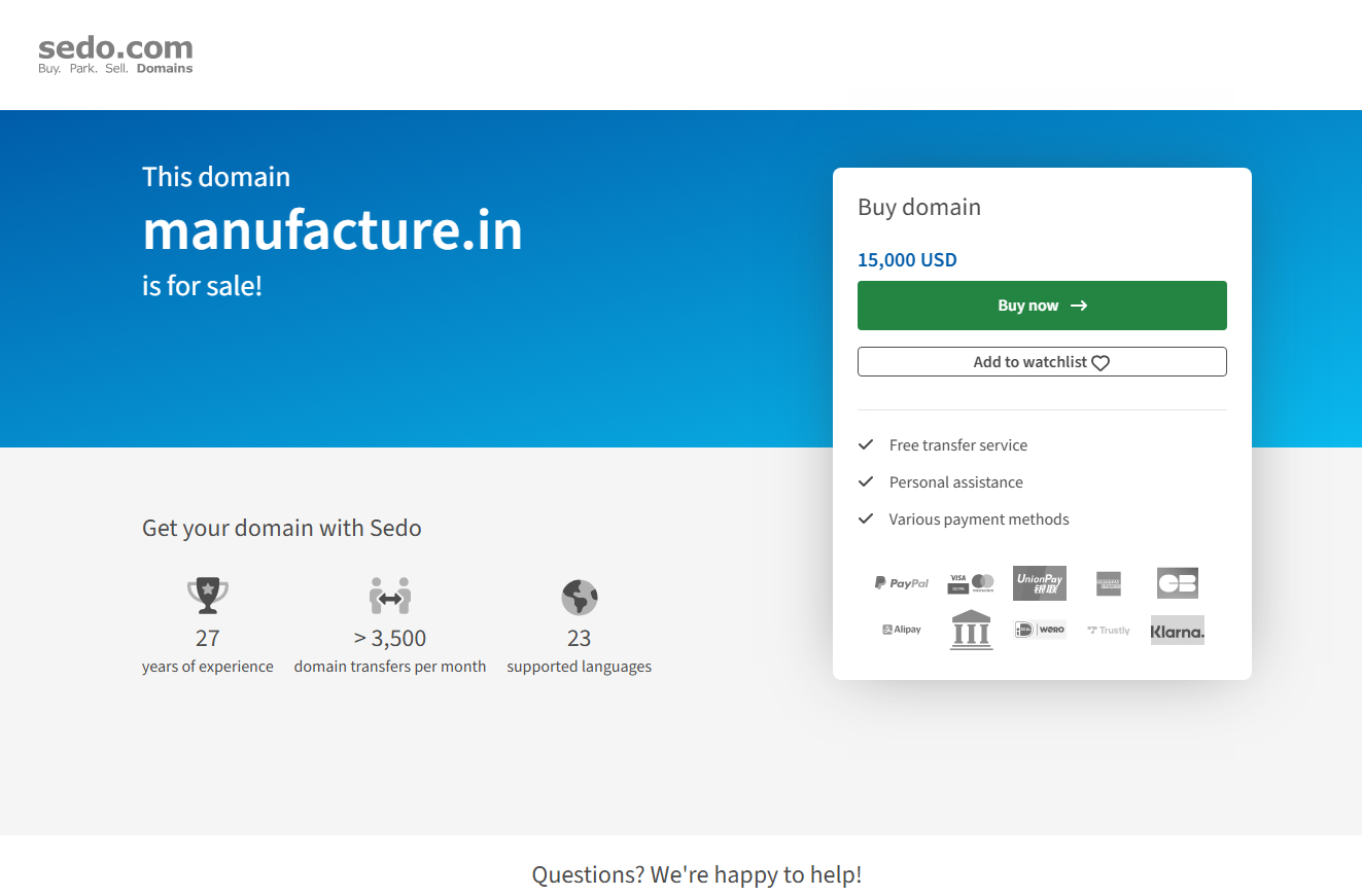 manufacture.in